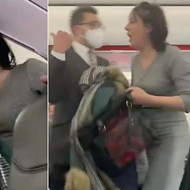 ‘Everybody dies!’: Maskless woman booted from plane coughs on passengers